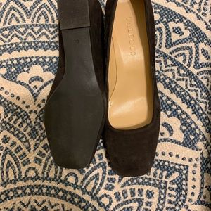 Suede wedges